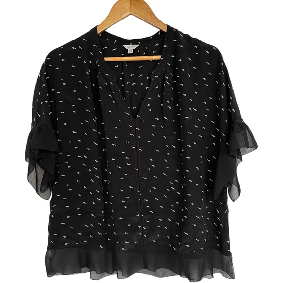 Jigsaw Tops Jigsaw Boxy Blouse Frill Edges Size 4 Poshmark